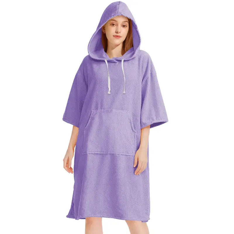 Patron Poncho De Bain Femme